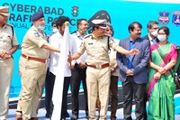 NTR at Cyberabad Traffic Police Annual Conference